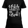 T-shirt Witch way to the Wine?